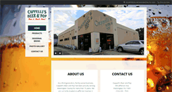 Desktop Screenshot of cappellisbeerandpop.com