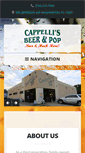 Mobile Screenshot of cappellisbeerandpop.com